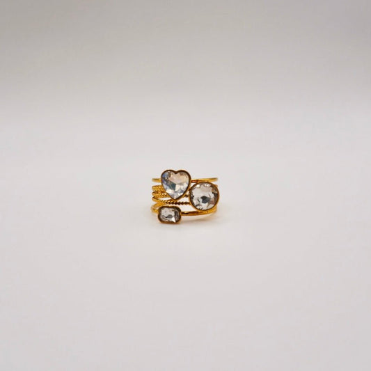 Diamond heart ring - Serminity jewelry