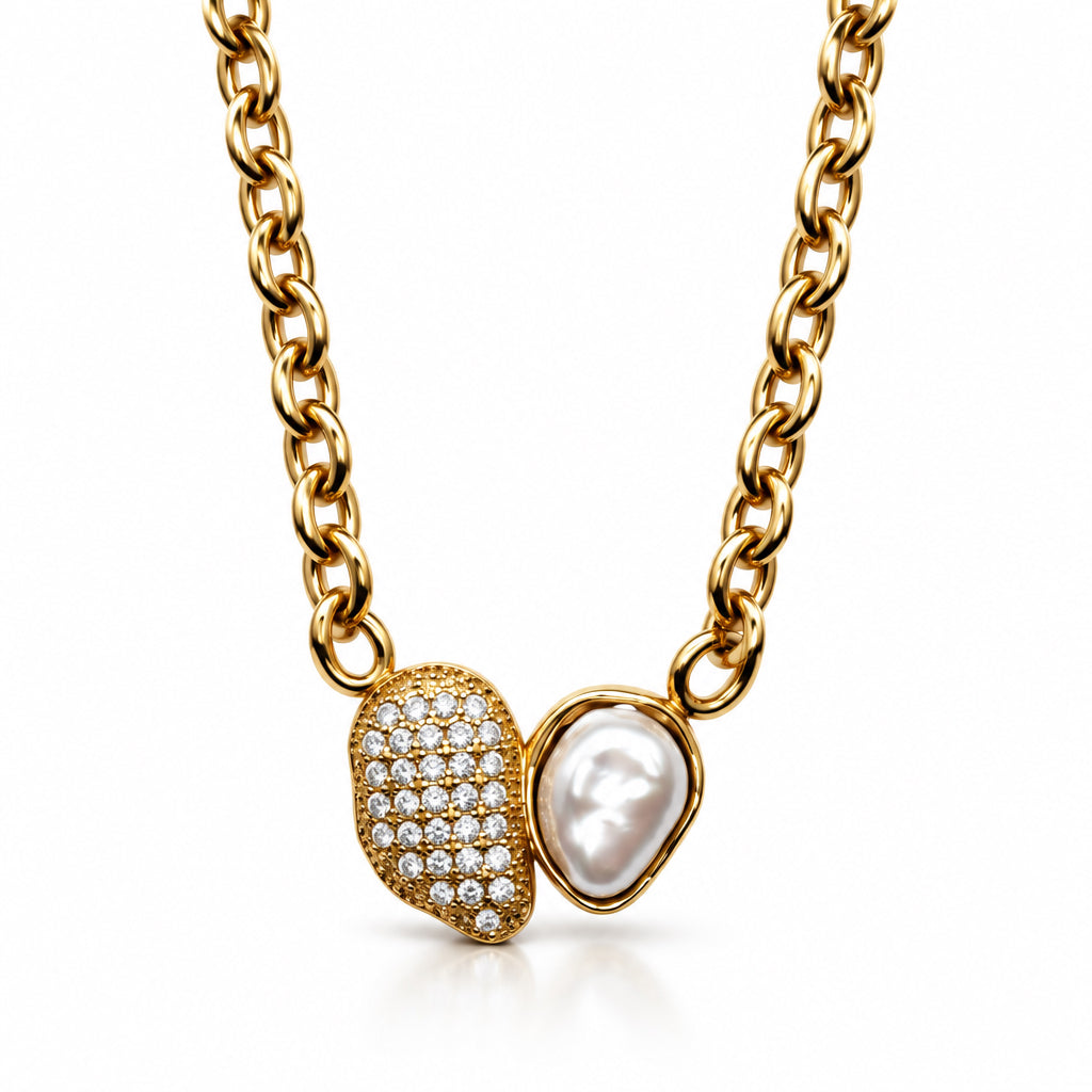 Shining pearl Necklace - Serminity jewelry