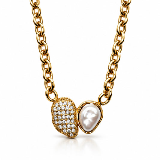 Shining pearl Necklace - Serminity jewelry