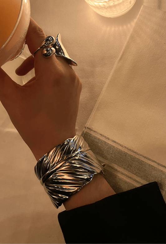 Manchette hoja - Serminity jewelry