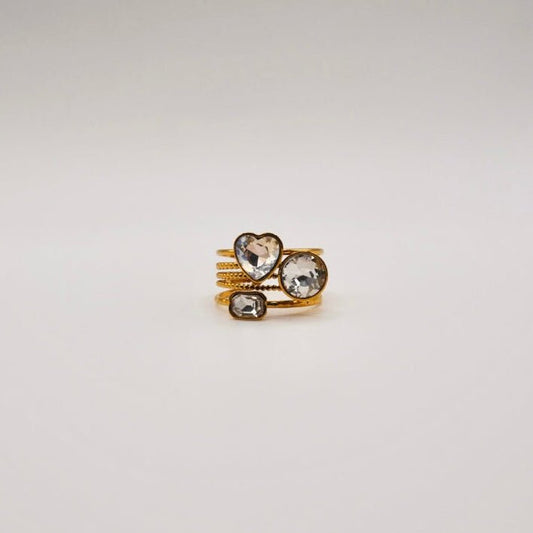 Diamond heart ring - Serminity jewelry